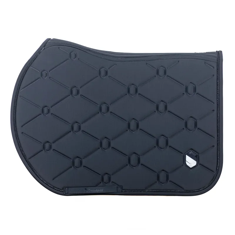 Samshield SpineShield Embroidery Jump Saddlecloth - Anthracite-2