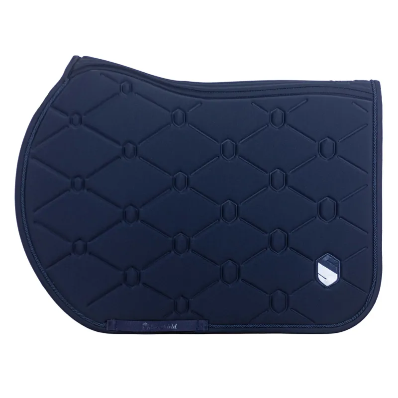 Samshield SpineShield Embroidery Jump Saddlecloth - Blue-1