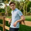 Tommy Hilfiger Pique Mens Polo Shirt - Sweet Blue