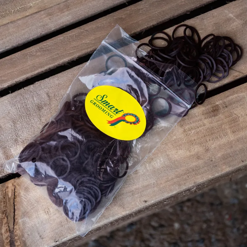 Smart Grooming Super Thick Plaiting Bands - Brown