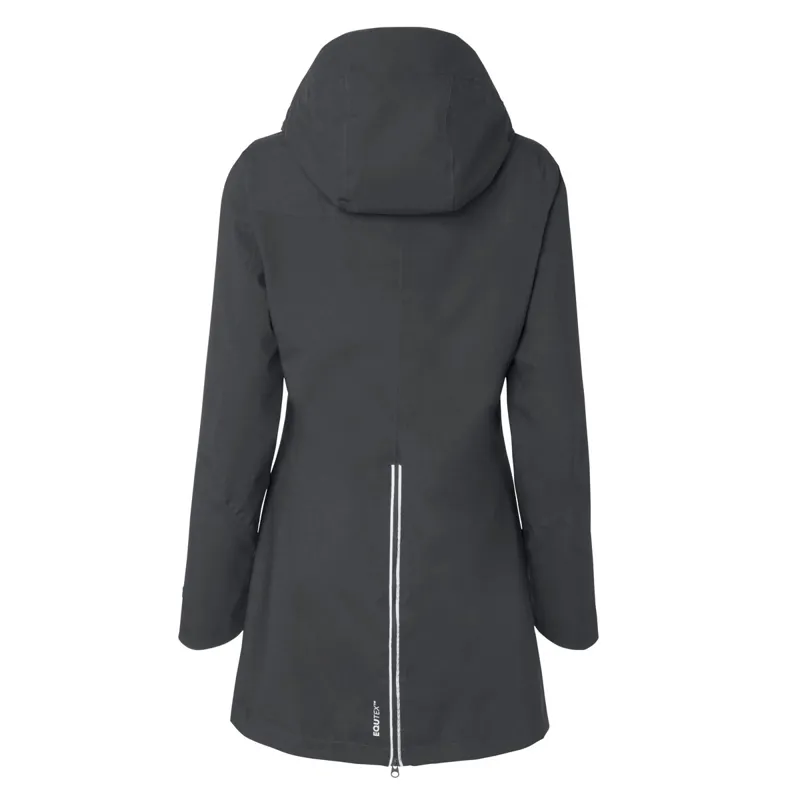 Stierna Storm Ladies Waterproof Rain Coat - Ebony-2