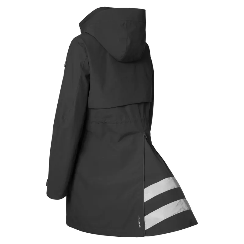Stierna Cloud Ladies Waterproof Rain Parka - Ebony-1