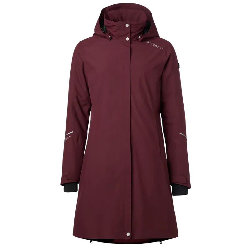 Stierna Stella Winter Womens Short Waterproof Coat - Merlot