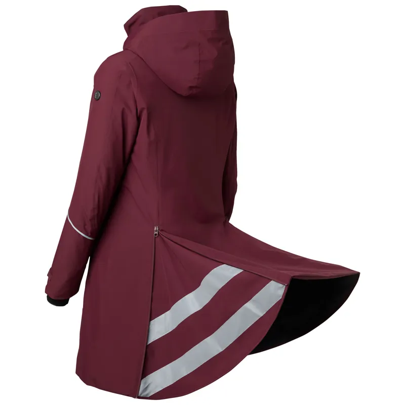 Stierna Stella Winter Womens Short Waterproof Coat - Merlot-2