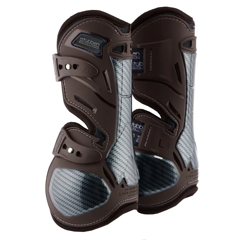 Stubben and Evolution Hybrid Carbon Tendon Boots - Brown