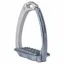 Tech Stirrups Venice Swarovski Dressage Sloped Stirrups - Silver/Titanium