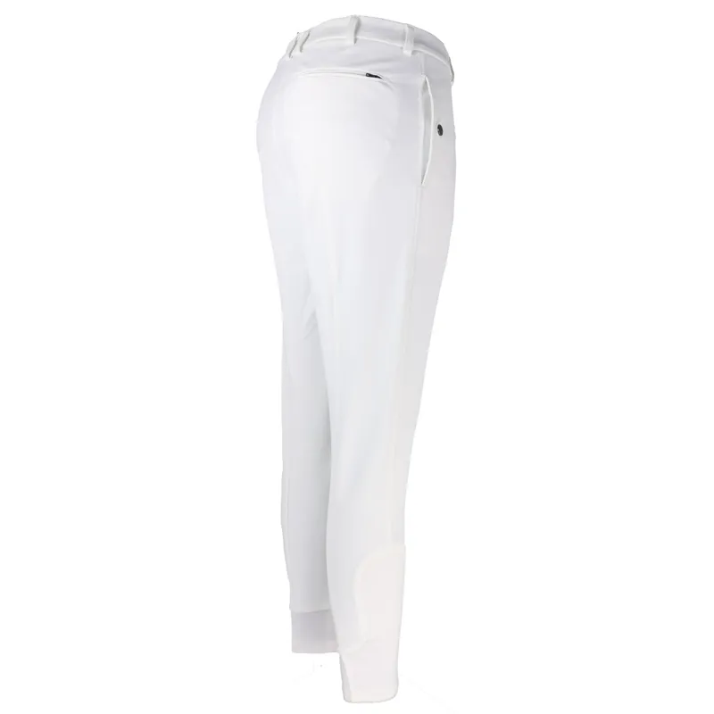 Woof Wear Original Knee Grip Mens Competition Breeches - White-2
