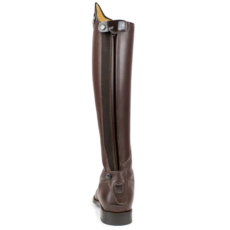 DeNiro Salentino Regal Laced Boots with Zip Guards - Quick Brown/Brown-2