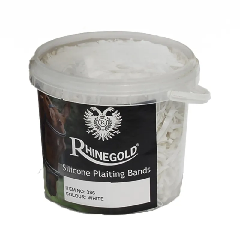 Rhinegold Plaiting Bands Tub - White