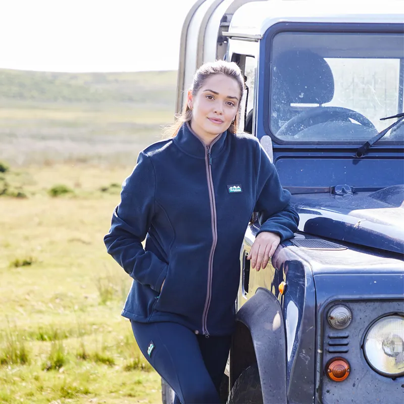 Ridgeline Brenna Womens Fleece Jacket - Navy-4
