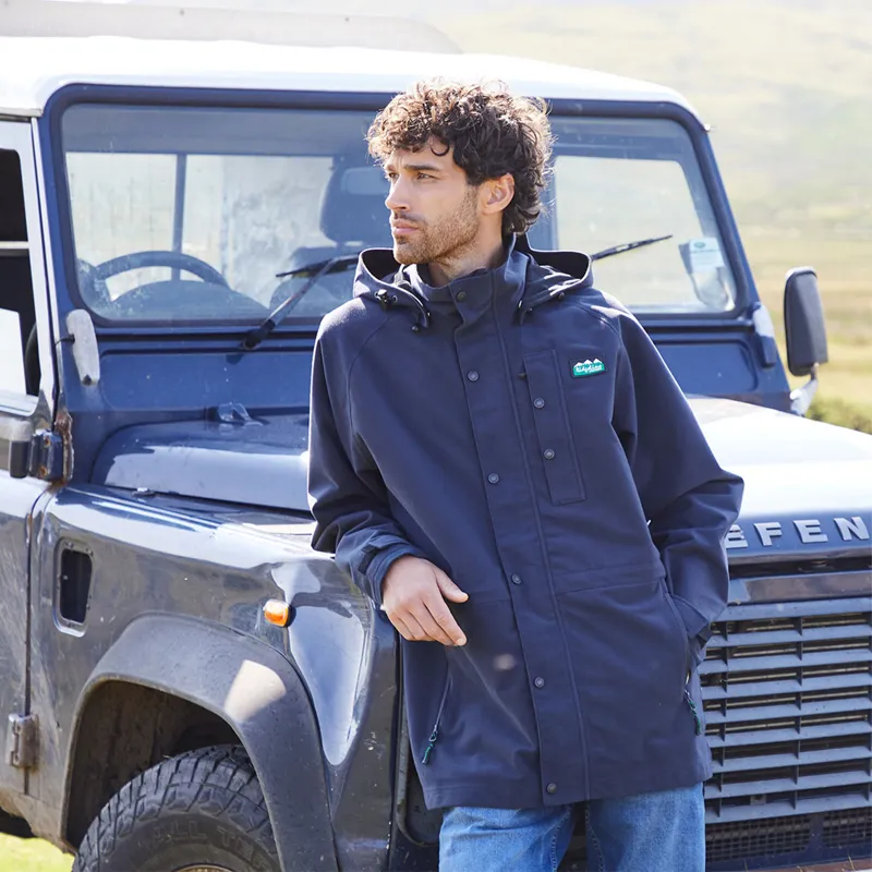 Ridgeline Monsoon Classic Mens Waterproof Jacket -  Navy-5