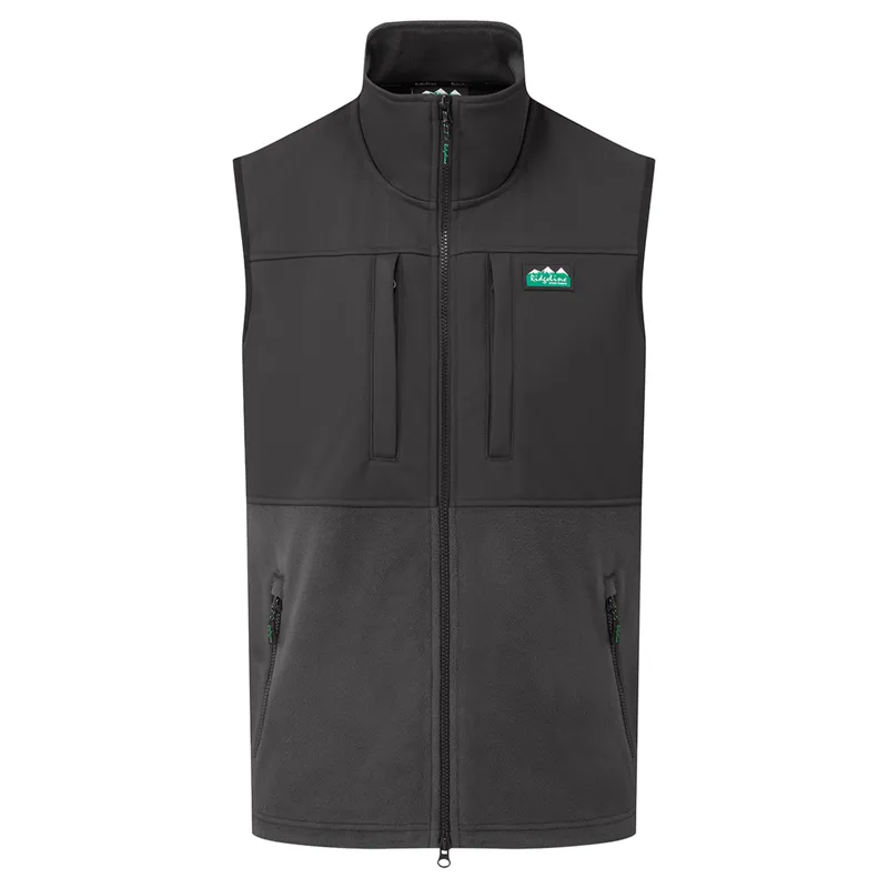 Ridgeline Hybrid Fleece Mens Gilet - Shale-1
