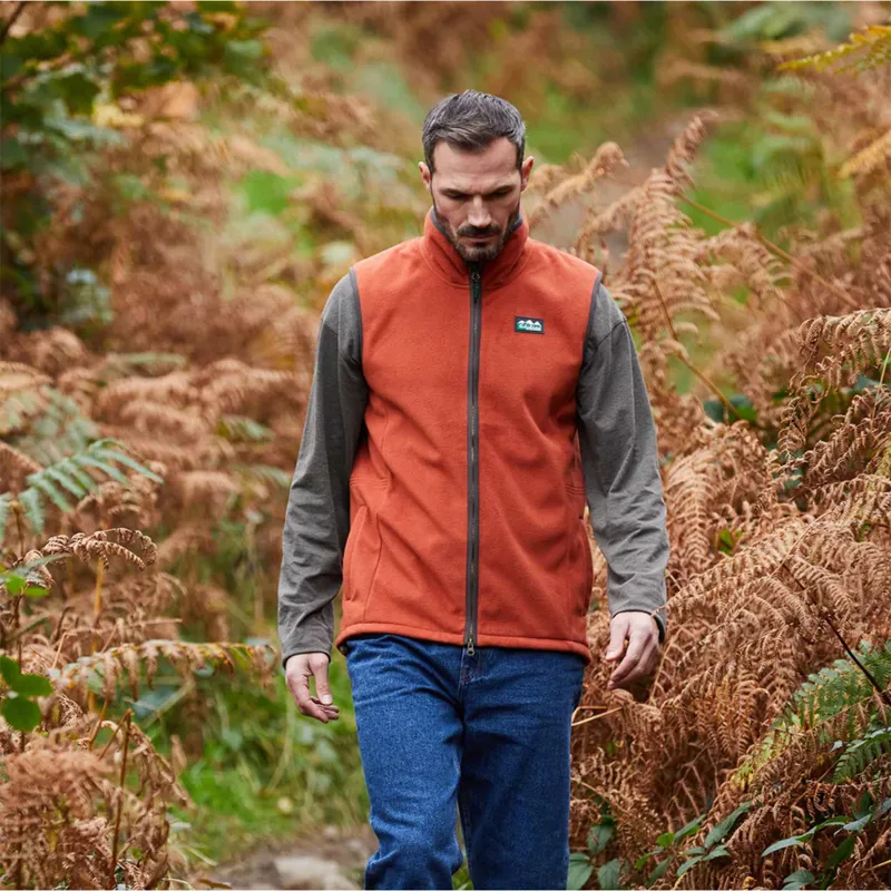 Ridgeline Kodiak Mens Gilet - Russet-3