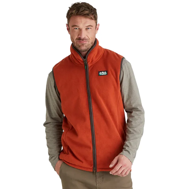 Ridgeline Kodiak Mens Gilet - Russet