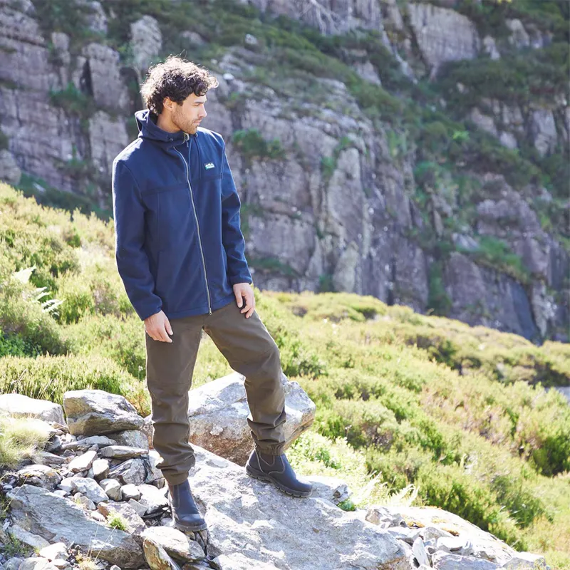 Ridgeline Kodiak Mens Fleece Jacket - Navy-5