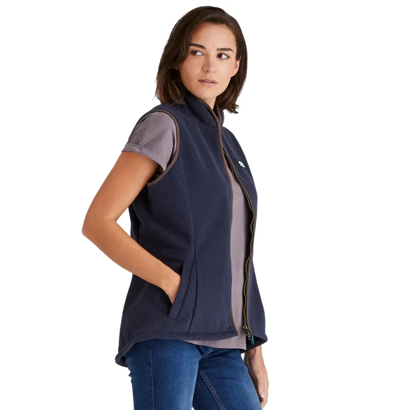Ridgeline Kodiak Womens Fleece Gilet - Navy-2