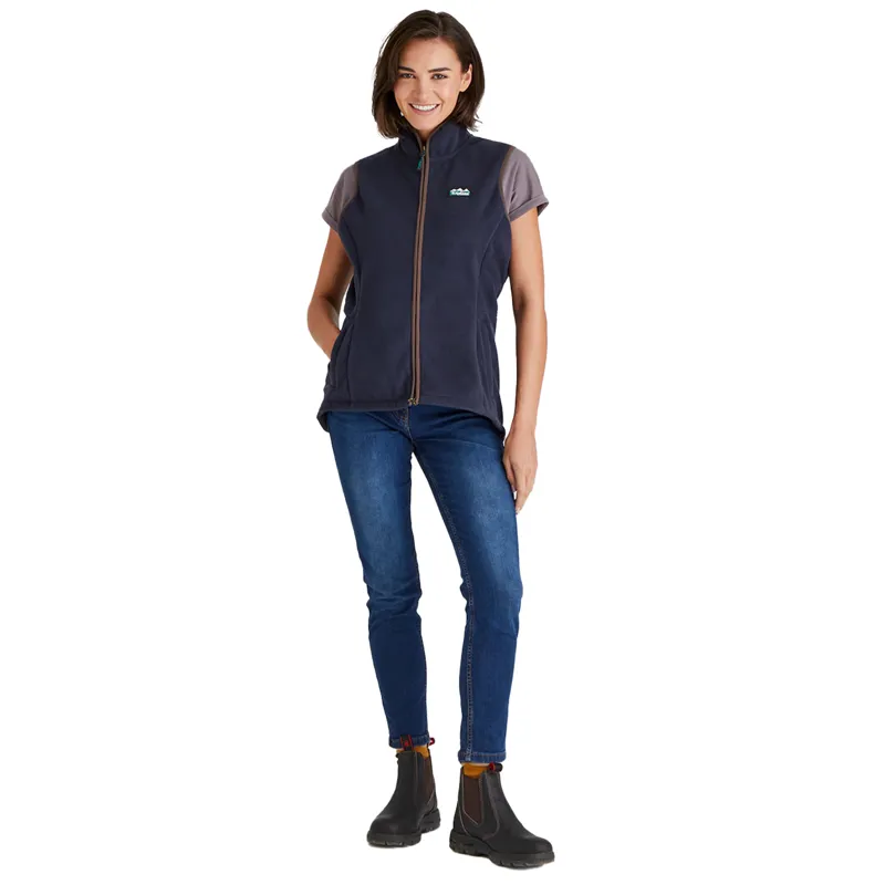 Ridgeline Kodiak Womens Fleece Gilet - Navy-3