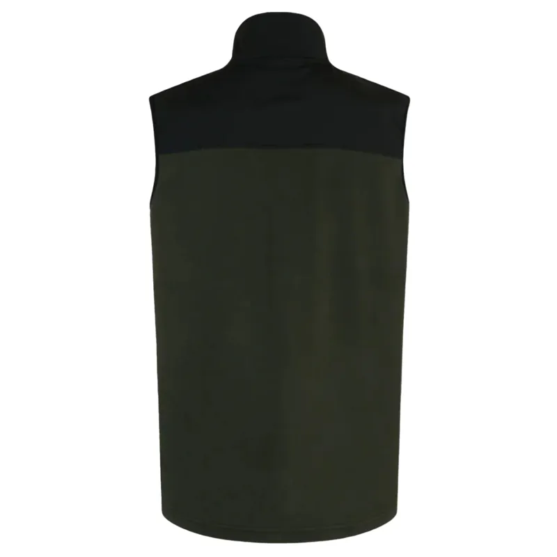 Ridgeline Hybrid Fleece Mens Gilet - Deep Forest-3