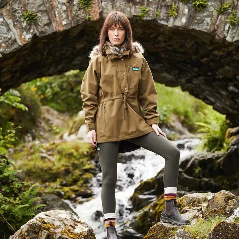 Ridgeline Monsoon Nordic Ladies Smock - Teak-5