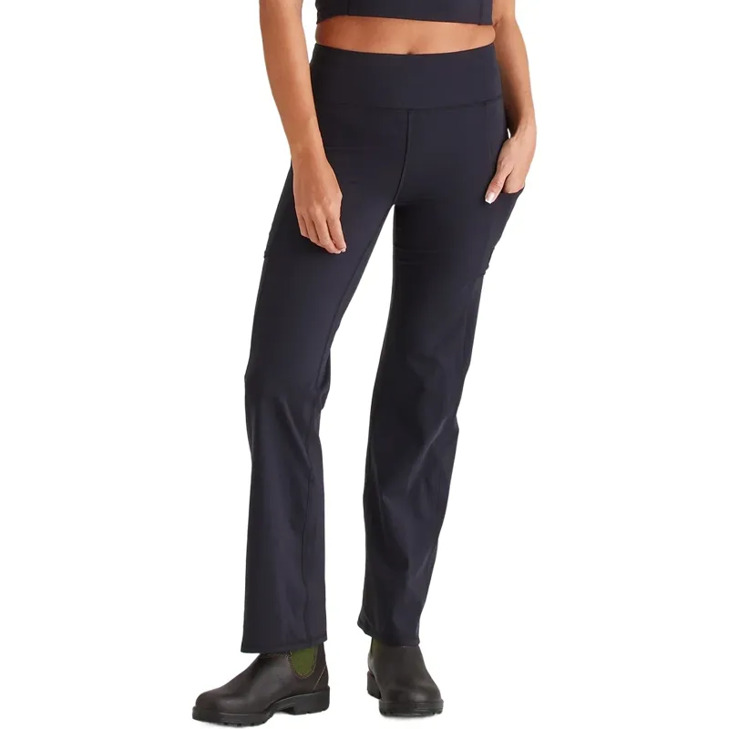 Ridgeline Infinity Straight Leg Womens Leggings - Black