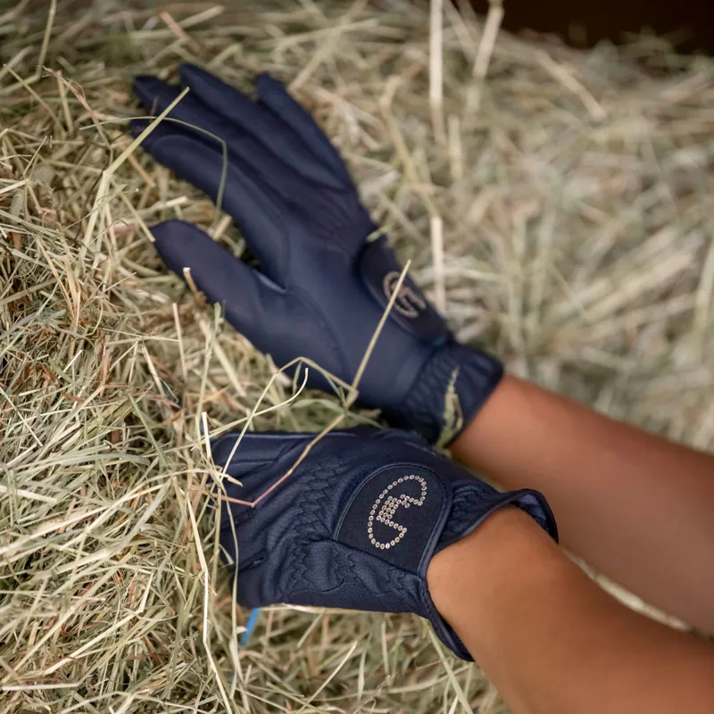 Roeckl Lisboa Adults Riding Gloves - Navy-5