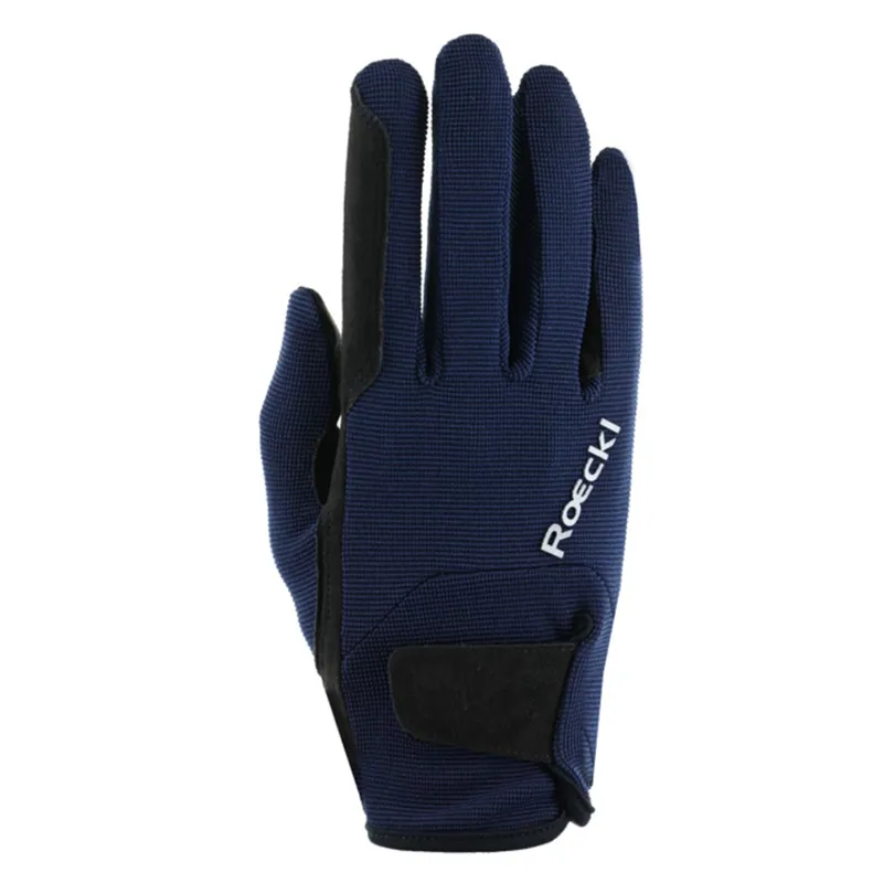 Roeckl Meura Winter Riding Gloves - Dress Blue
