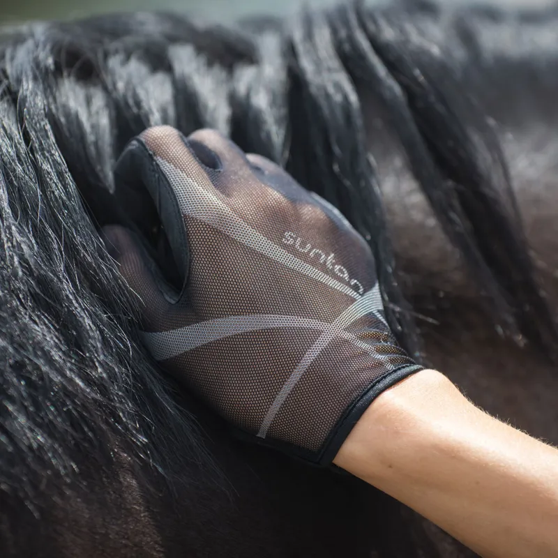 Roeckl Laila Summer Riding Gloves - Black-2