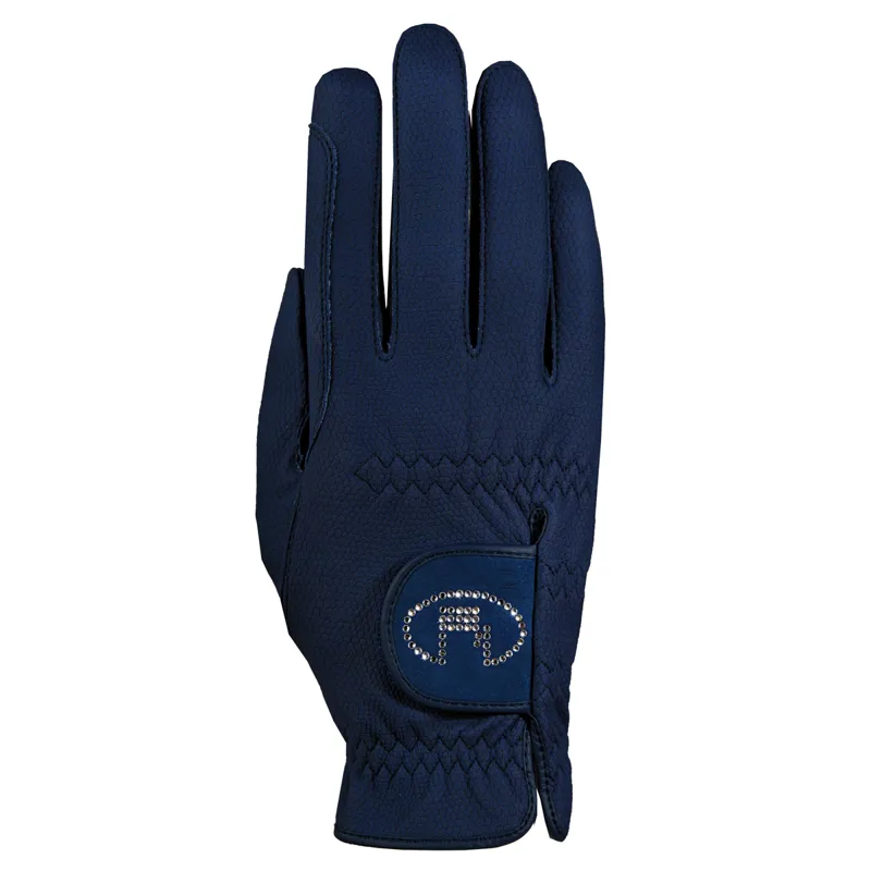 Roeckl Lisboa Adults Riding Gloves - Navy