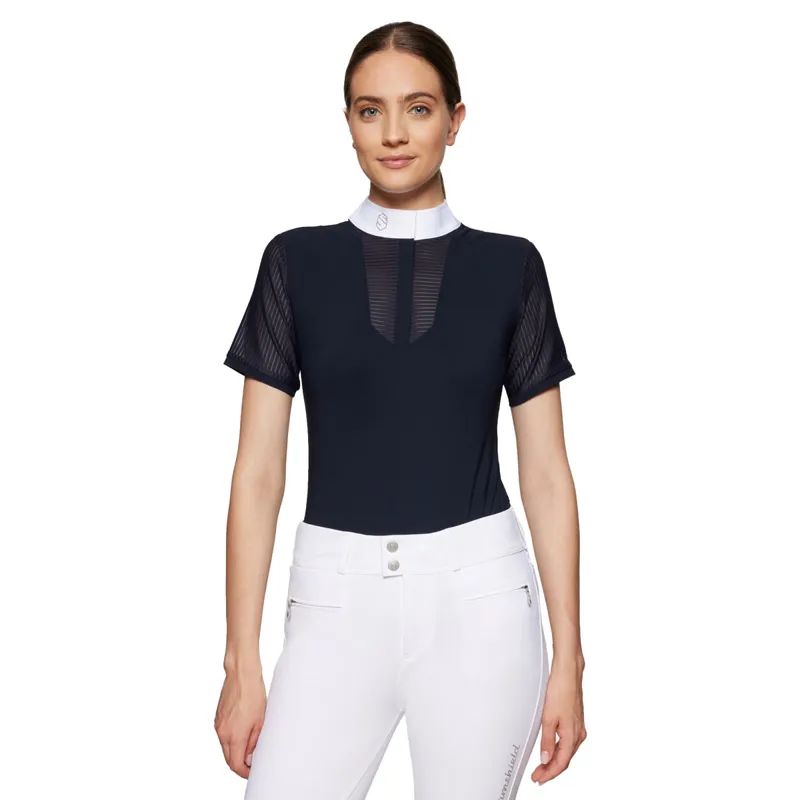 Samshield Apolline Short Sleeve Womens Show Shirt - Navy