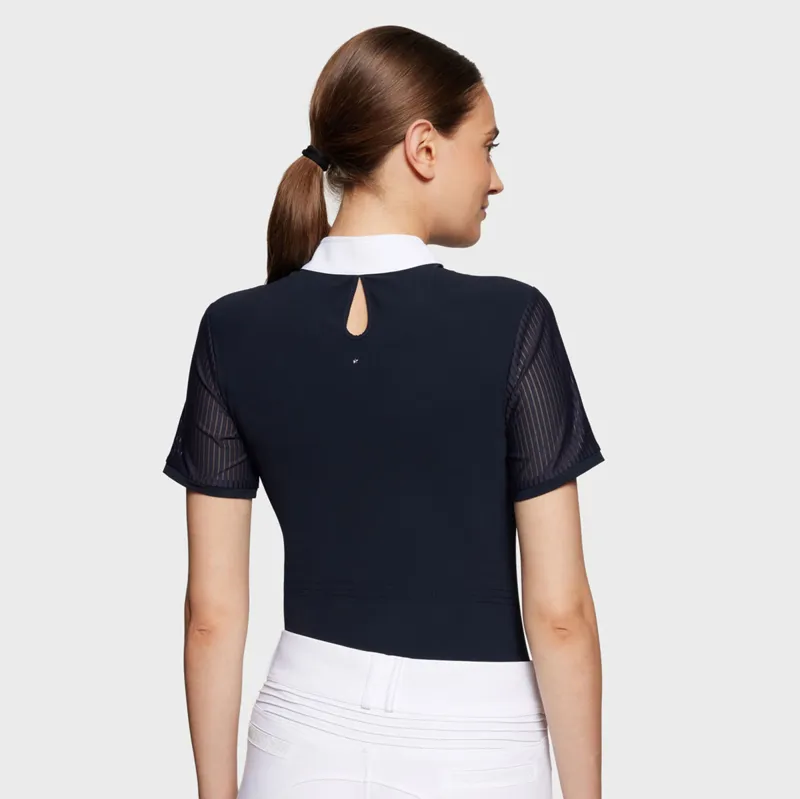 Samshield Apolline Short Sleeve Womens Show Shirt - Navy-2