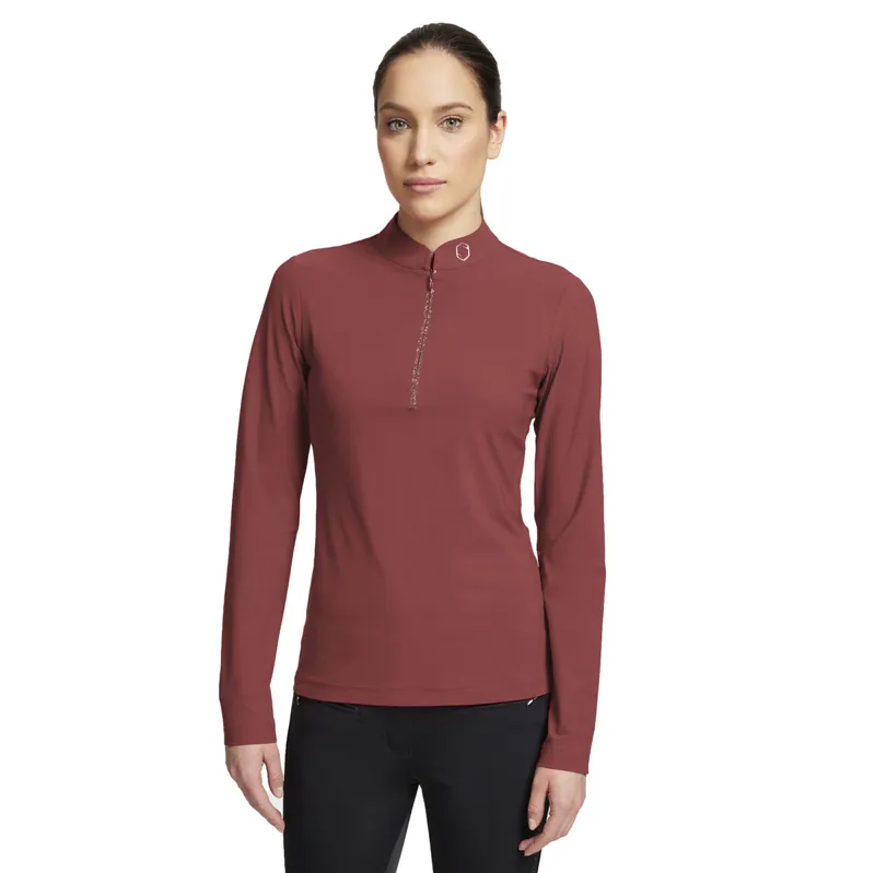 Samshield Brunella Long Sleeve Ladies Training Top - Amarante