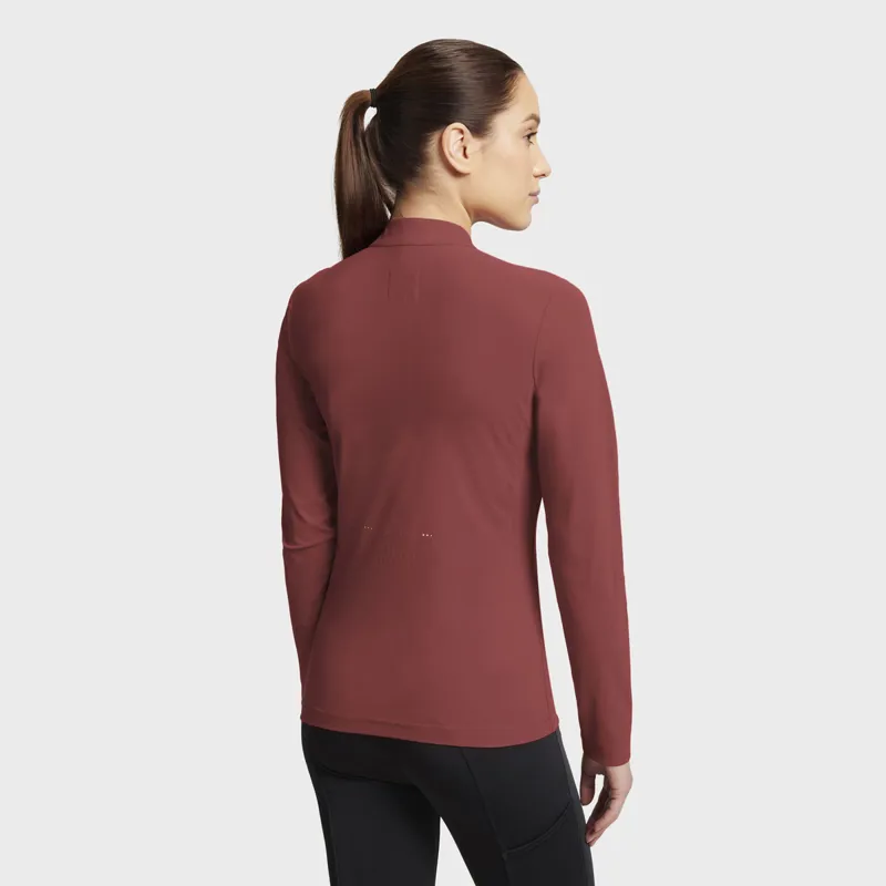 Samshield Brunella Long Sleeve Ladies Training Top - Amarante-1