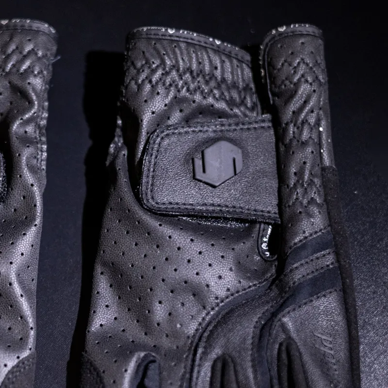 Samshield Hunter Blazon Riding Gloves - Black/Matt Black-3