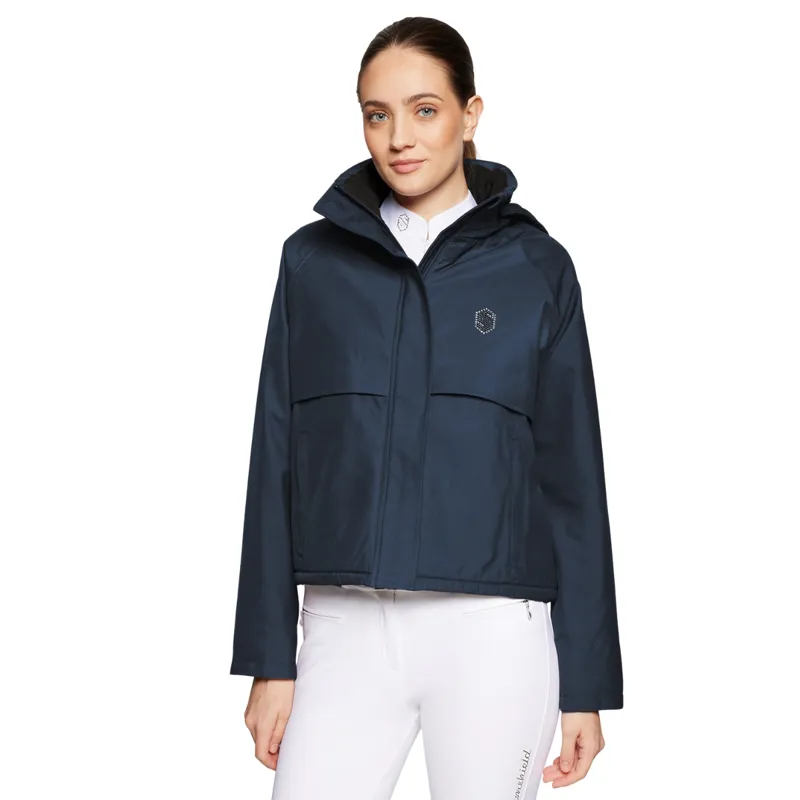 Samshield Lina Womens Waterproof Short Coat - Navy