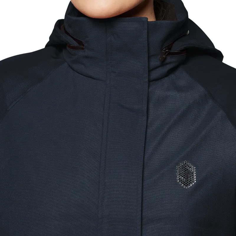 Samshield Lina Womens Waterproof Short Coat - Navy-2