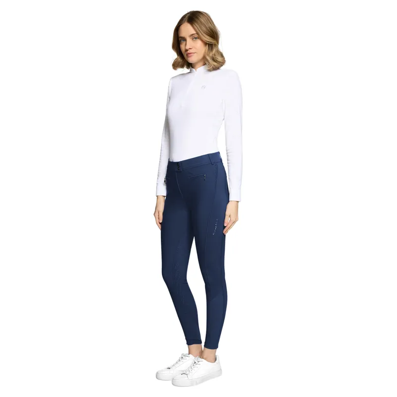 Samshield Omega Full Grip Womens Breeches - Sapphire-3