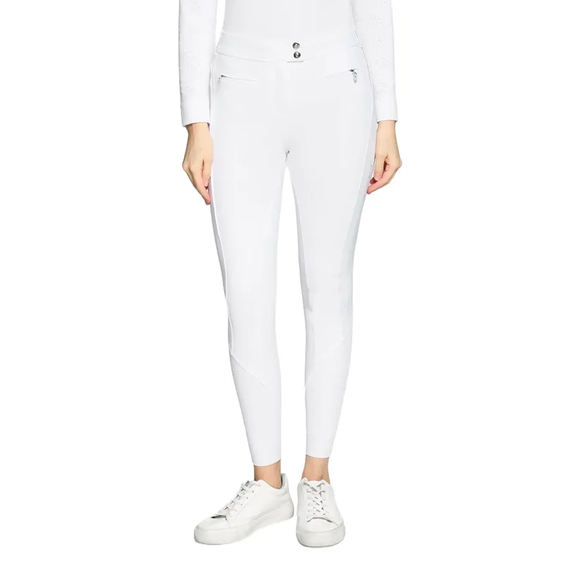 Samshield Omega Full Grip Womens Competition Breeches - White
