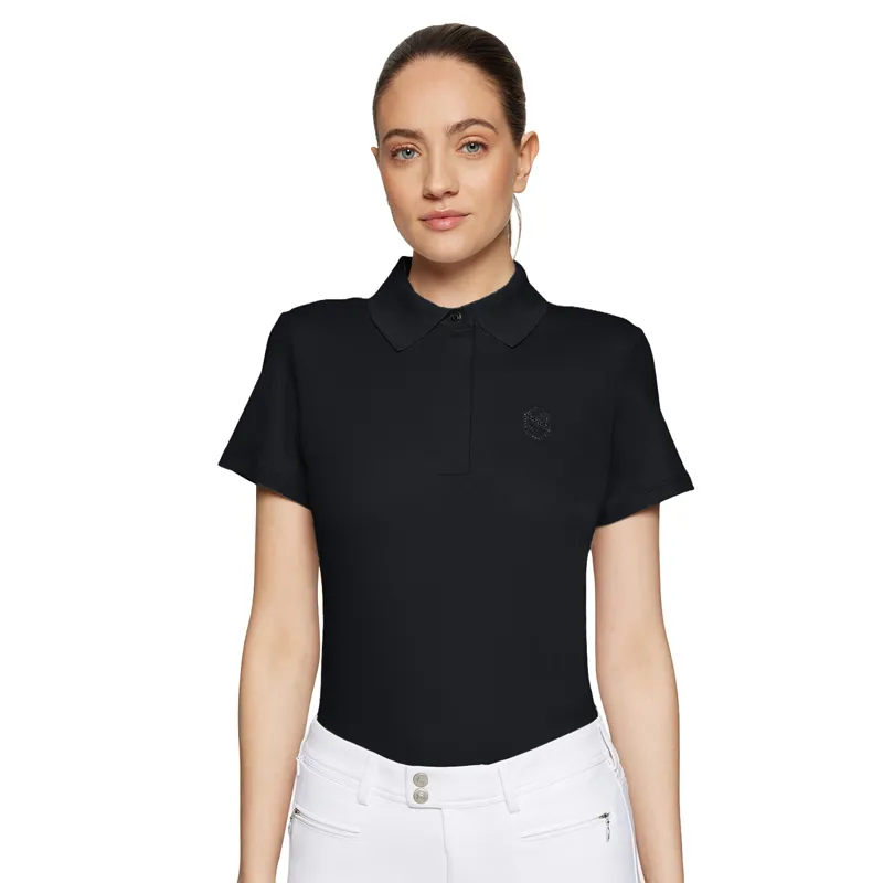 Samshield Marylin Womens Short Sleeve Polo - Black