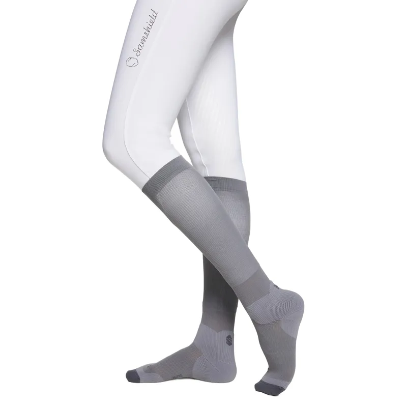 Samshield Crystal Blazon Soft Air Womens Riding Socks - Dusty Blue