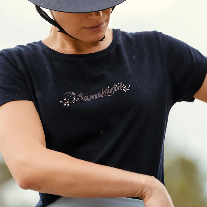 Samshield Sylvia Womens T-Shirt - Navy-4