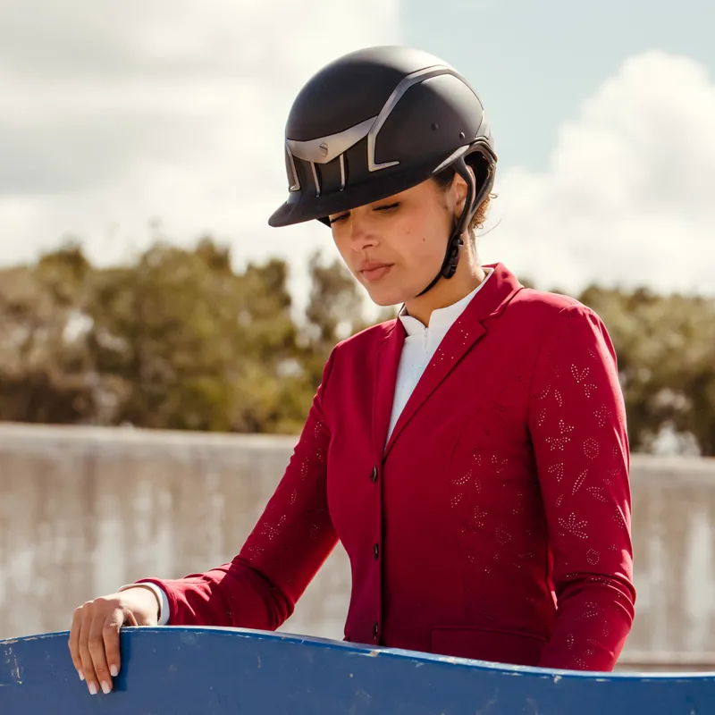 Samshield XJ Miss Riding Hat - Matt Black-2