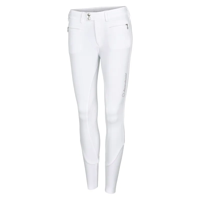 Samshield Diane Full Grip Womens Competition Breeches - White