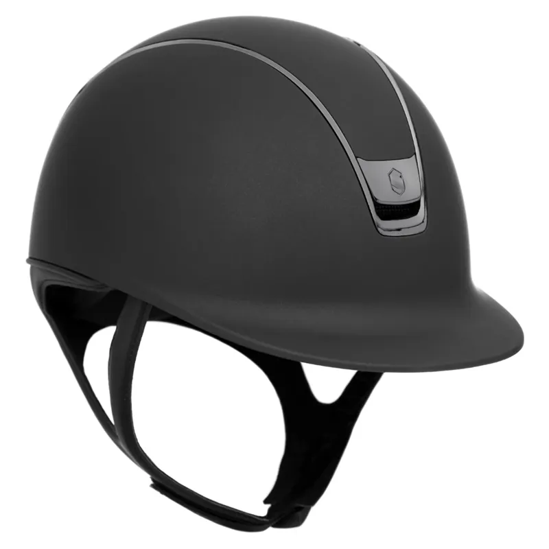 Samshield Shadowmatt 2.0 Standard Hat with Dressage Harness - Black