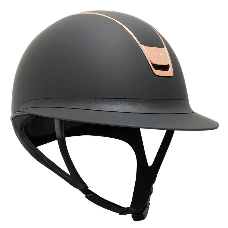 Samshield Miss Shield Shadowmatt 2.0 Chrome Trim Hat - Black/Rose Gold