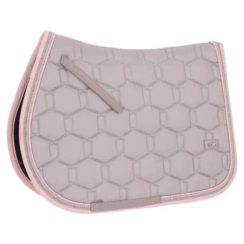 Schockemohle Eco Comfort Show Jumping Saddlecloth - Stone
