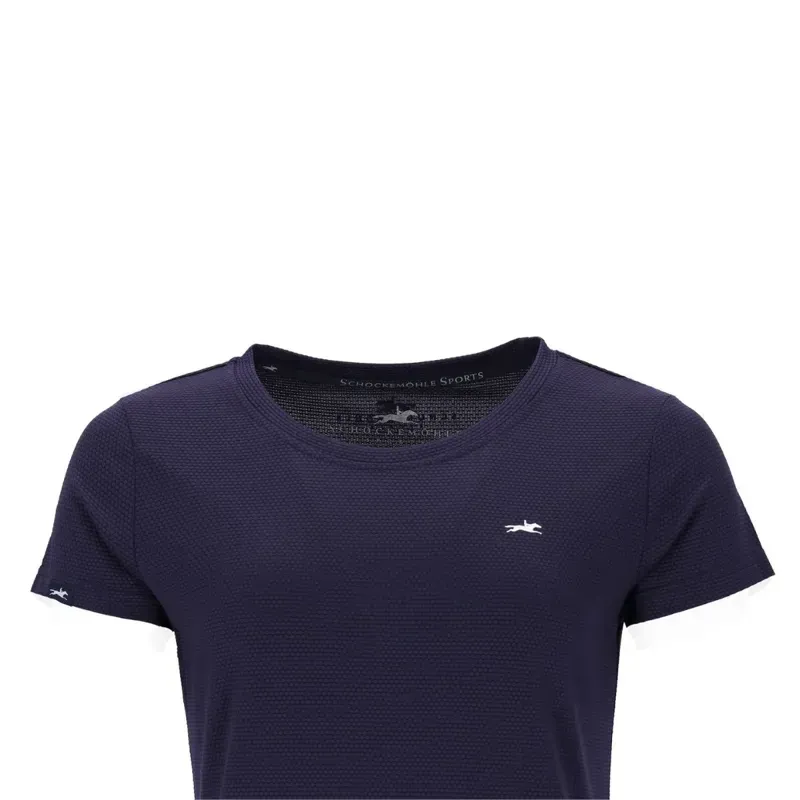 Schockemohle Jessy Womens T-Shirt - Dark Navy-1