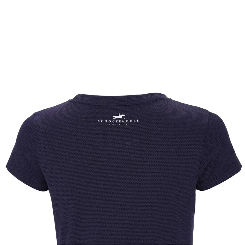 Schockemohle Jessy Womens T-Shirt - Dark Navy-2
