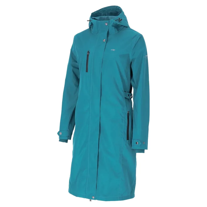Schockemohle Kaija Womens Waterproof Long Jacket - Colonial Blue