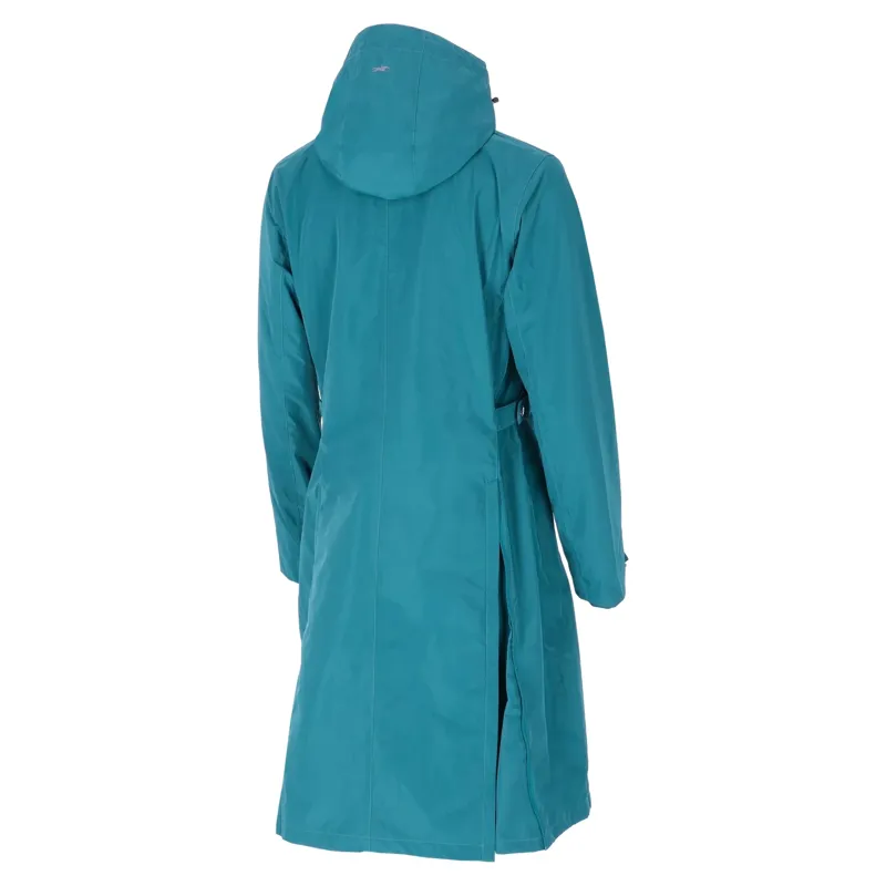 Schockemohle Kaija Womens Waterproof Long Jacket - Colonial Blue-1