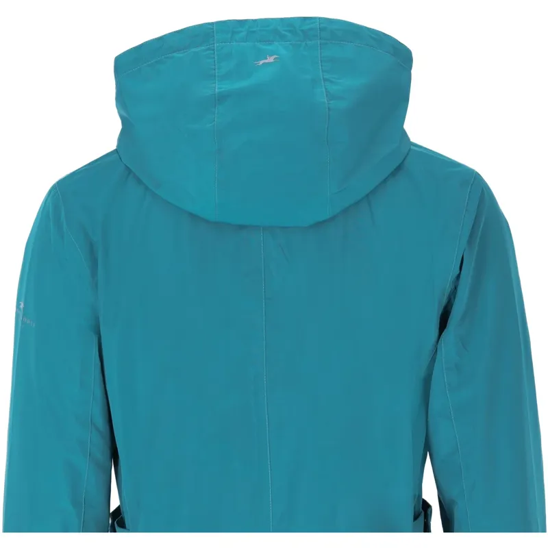 Schockemohle Kaija Womens Waterproof Long Jacket - Colonial Blue-3